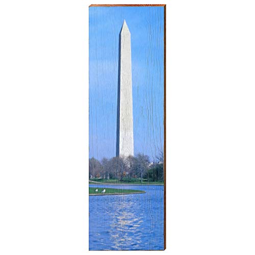 Washington Monument Home Decor Art Print on Real Wood