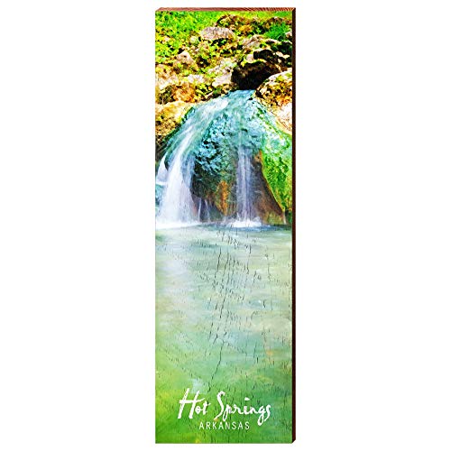 Hot Springs, Arkansas Home Decor Art Print on Real Wood