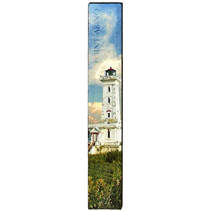 Point Abino Lighthouse Tower Home Decor Art Print on Real Wood