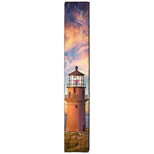 Gay Head Lighthouse Home Decor Art Print on Real Wood