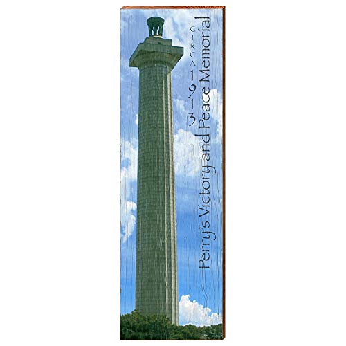 Perry's Victory and Peace Memorial Ohio Home Decor Art Print on Real Wood