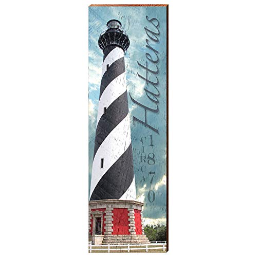 Cape Hatteras Lighthouse | Wall Art Print on Real Wood