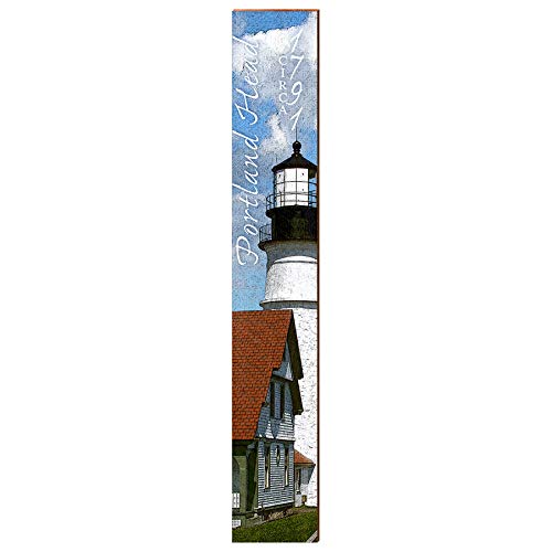Portland Head Lighthouse Home Decor Art Print on Real Wood