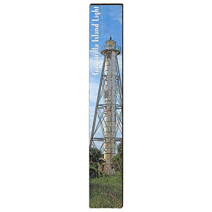 Gasparilla Island Lighthouse Home Decor Art Print on Real Wood