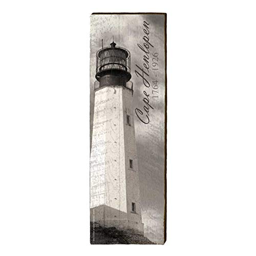 Cape Henlopen, Delaware Wooden Sign | Wall Art Print on Real Wood 