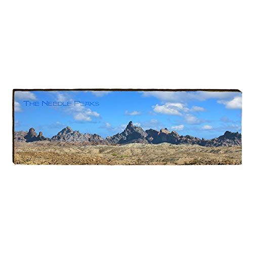 Needle Peaks, Arizona Landscape Home Decor Art Print on Real Wood