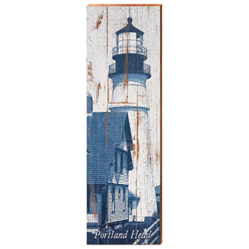 Portland Head Lighthouse Home Decor Art Print on Real Wood