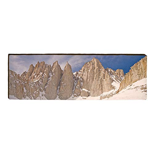 Mount Whitney, California Home Decor Art Print on Real Wood