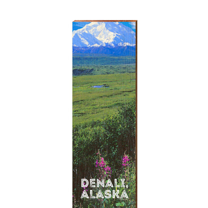 Denali, Alaska | Wall Art Print on Real Wood