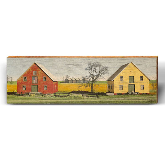 Heart of America Barn | Wall Art Print on Real Wood