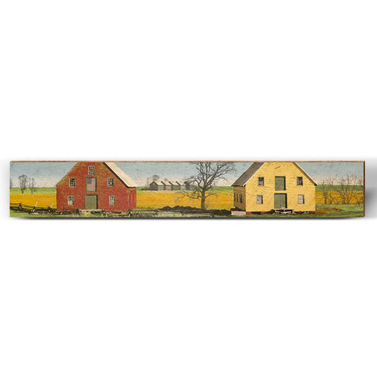 Heart of America Large Barn | Wall Art Print on Real Wood