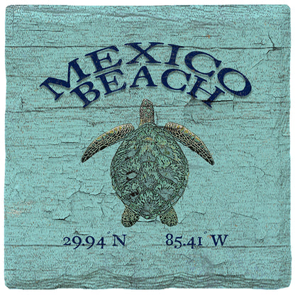 Mexico Beach | Absorbent Ceramic Drink Coaster