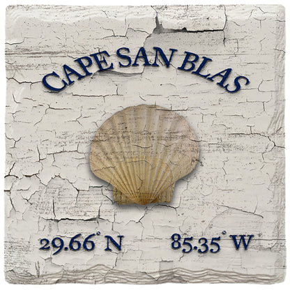 Cape San Blas Latitude Longitude | Absorbent Ceramic Drink Coaster