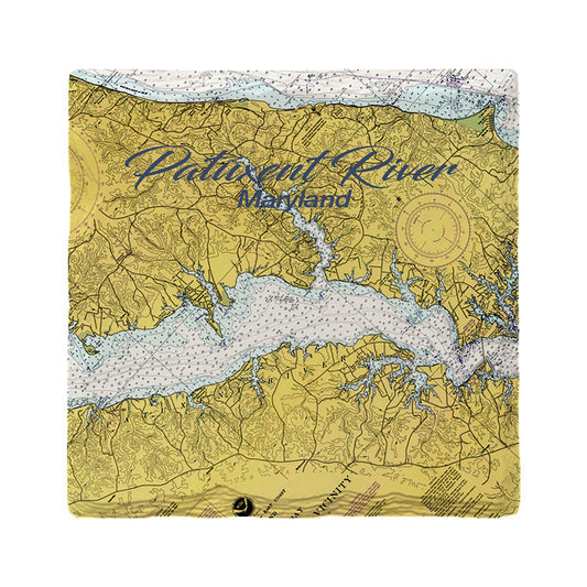 Patuxent River Maryland NOAA Chart Map Coaster