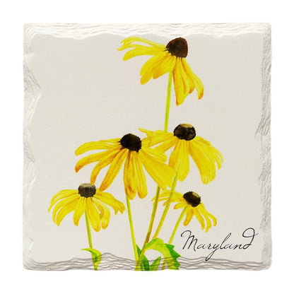 Maryland Black Eyed Susans | Absorbent Ceramic Drink Coaster