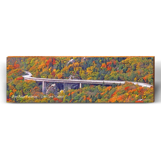 Blue Ridge Parkway Viaduct | Wall Art Print on Real Wood