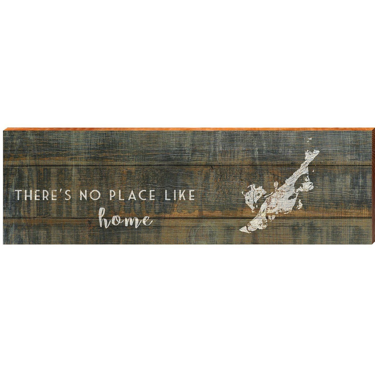 There's No Place Like Home Chincoteage Island | Wall Art Print on Real Wood