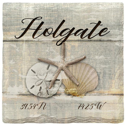 Holgate Triple Shells Grey | Absorbent Ceramic Drink Coaster