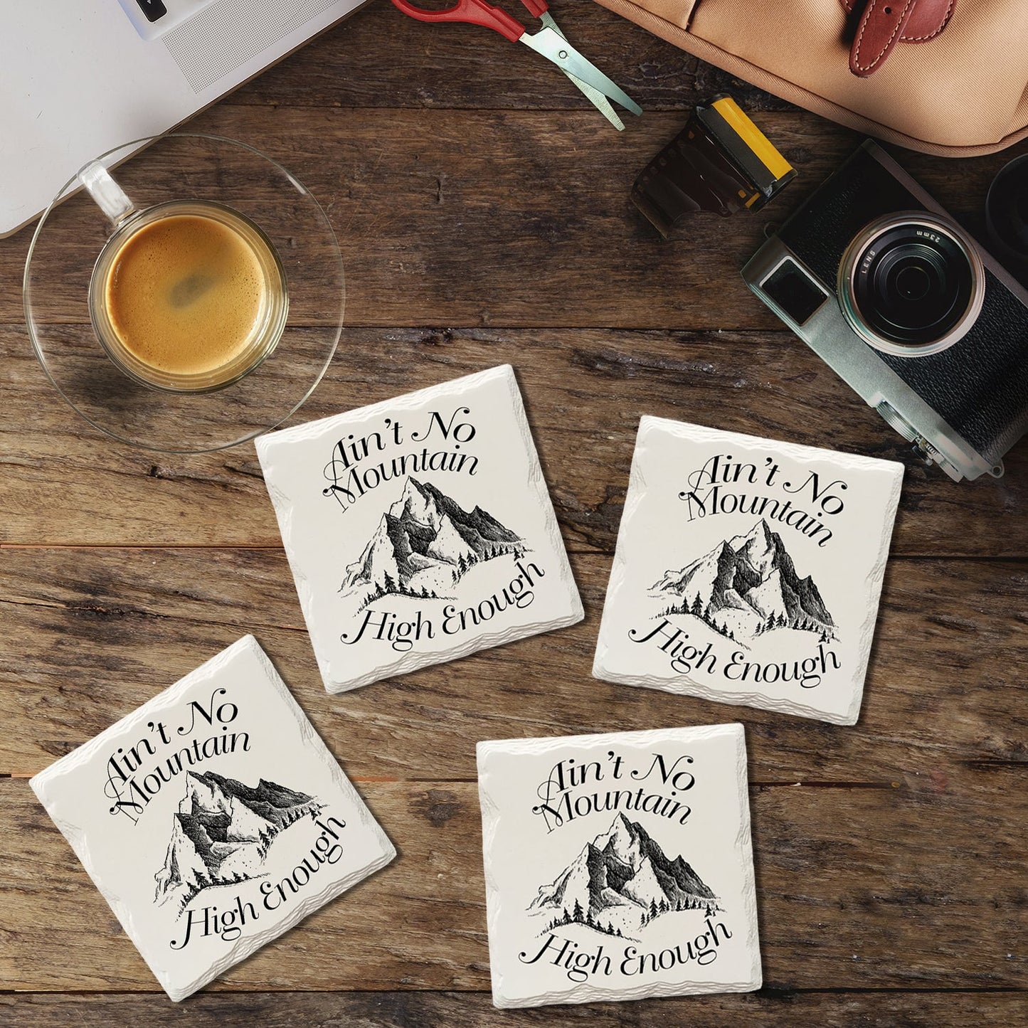 Ain't No Mountain High Enough Patch | Drink Coaster