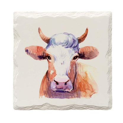 Cow Face | Drink Coaster