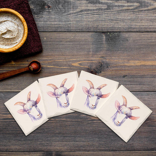 Goat Face |Drink Coaster