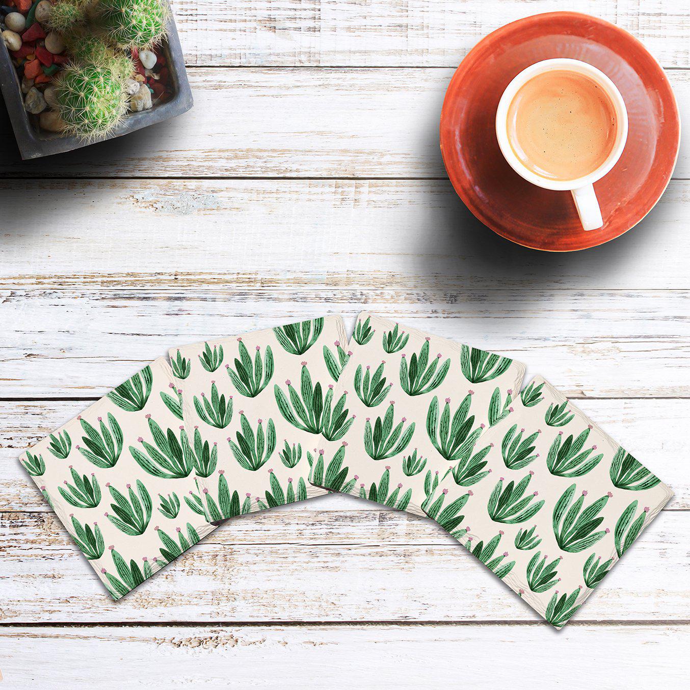 Cute Cacti |Drink Coaster