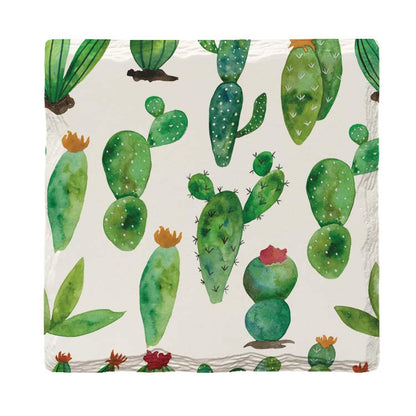 Watercolor Cacti |Drink Coaster