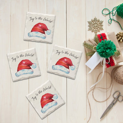 Customizable Santa Hat | Drink Coaster