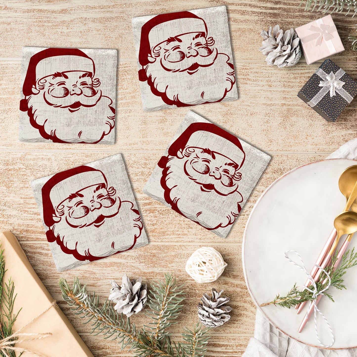 Santa, The Big Man | Drink Coaster