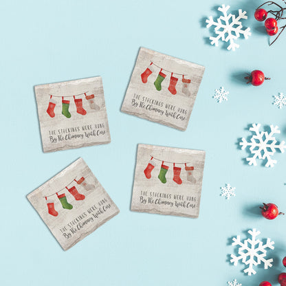 Christmas Stockings | Drink Coaster