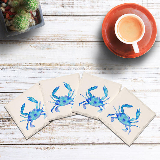 Watercolor Crabs | Drink Coaster