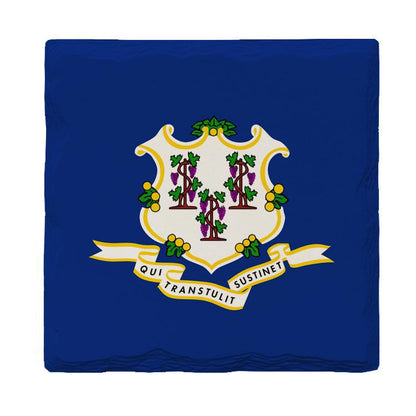 Connecticut State Flag | Drink Coaster