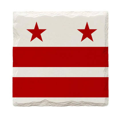 Washington D.C. Flag | Drink Coaster