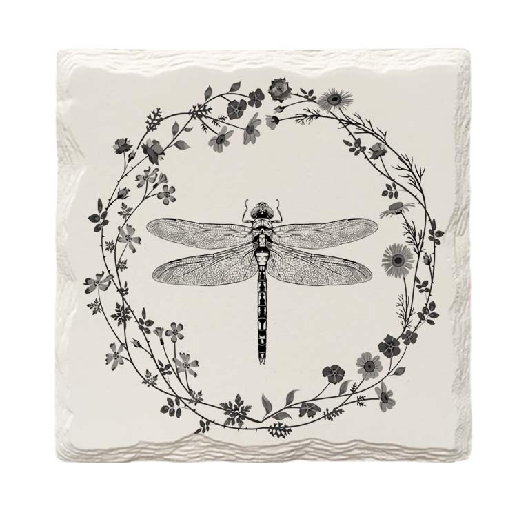 Farmhouse Dragonfly | Drink Coaster