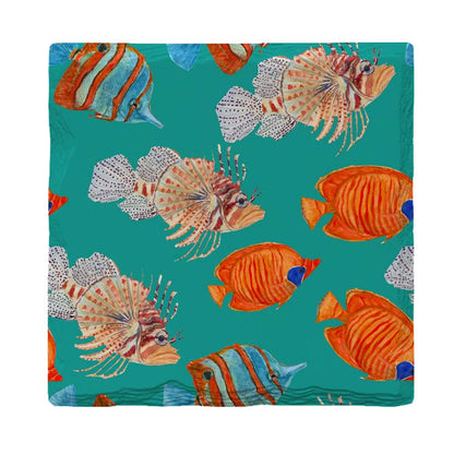 Under The Sea Teal |Drink Coaster