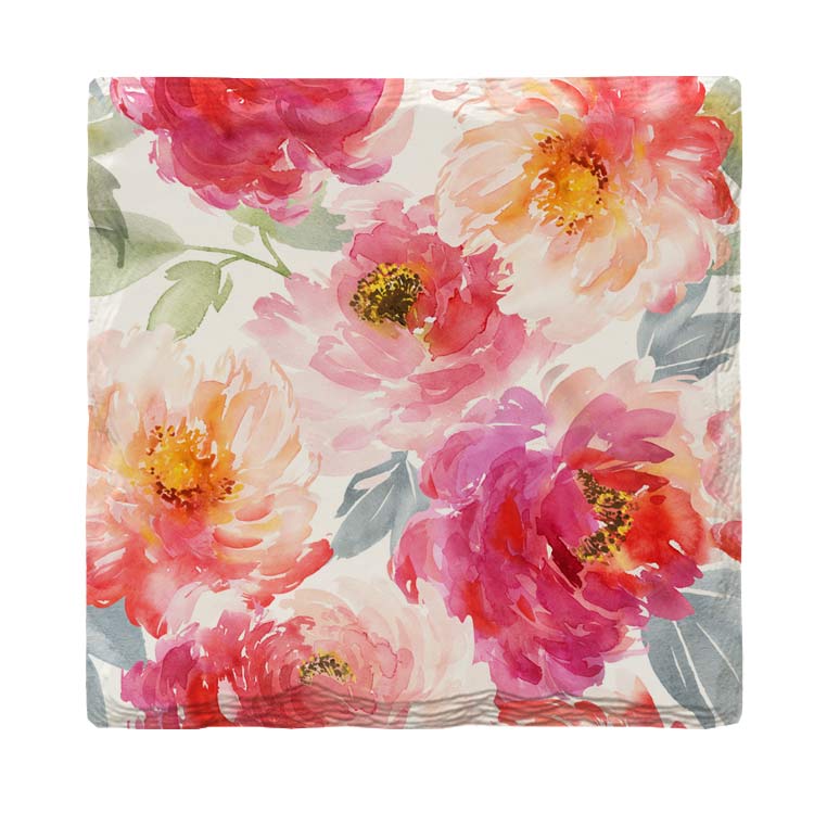 Watercolor Flowers |Drink Coaster