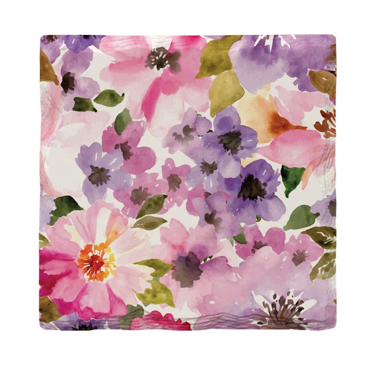 Purple Flowers |Drink Coaster