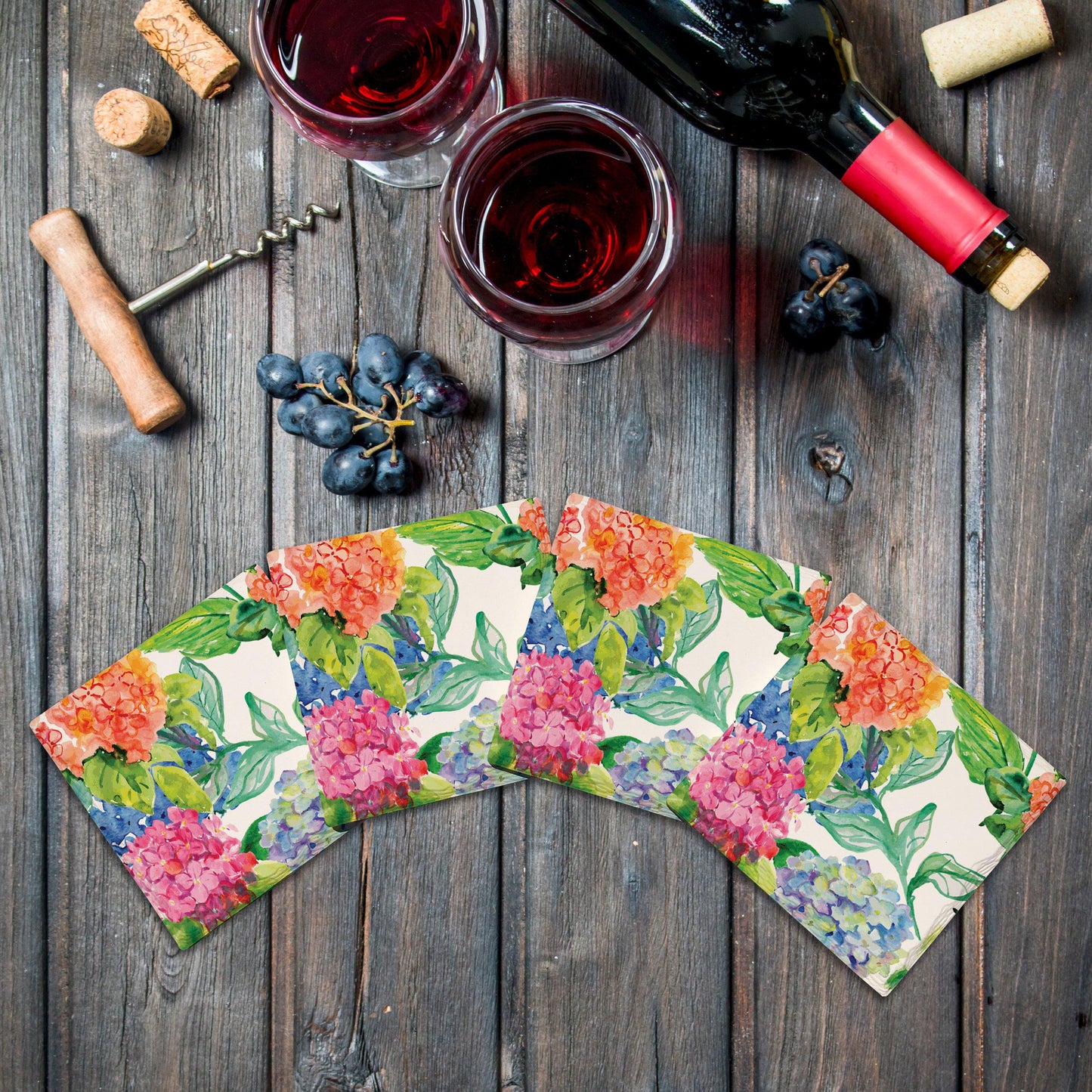 Floral Hydrangea | Drink Coaster