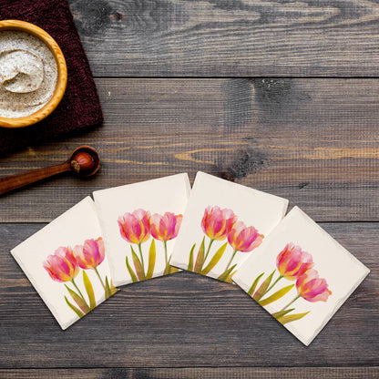 A Pair of Tulips | Drink Coaster