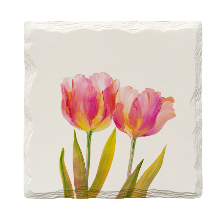 A Pair of Tulips | Drink Coaster