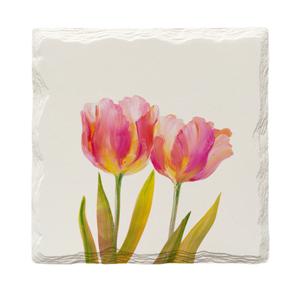 A Pair of Tulips | Drink Coaster