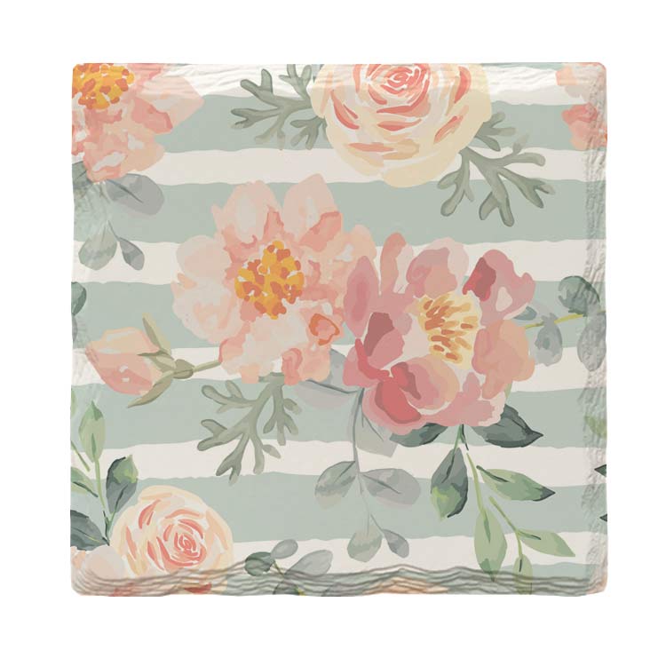 Floral Wallpaper Pattern |Drink Coaster