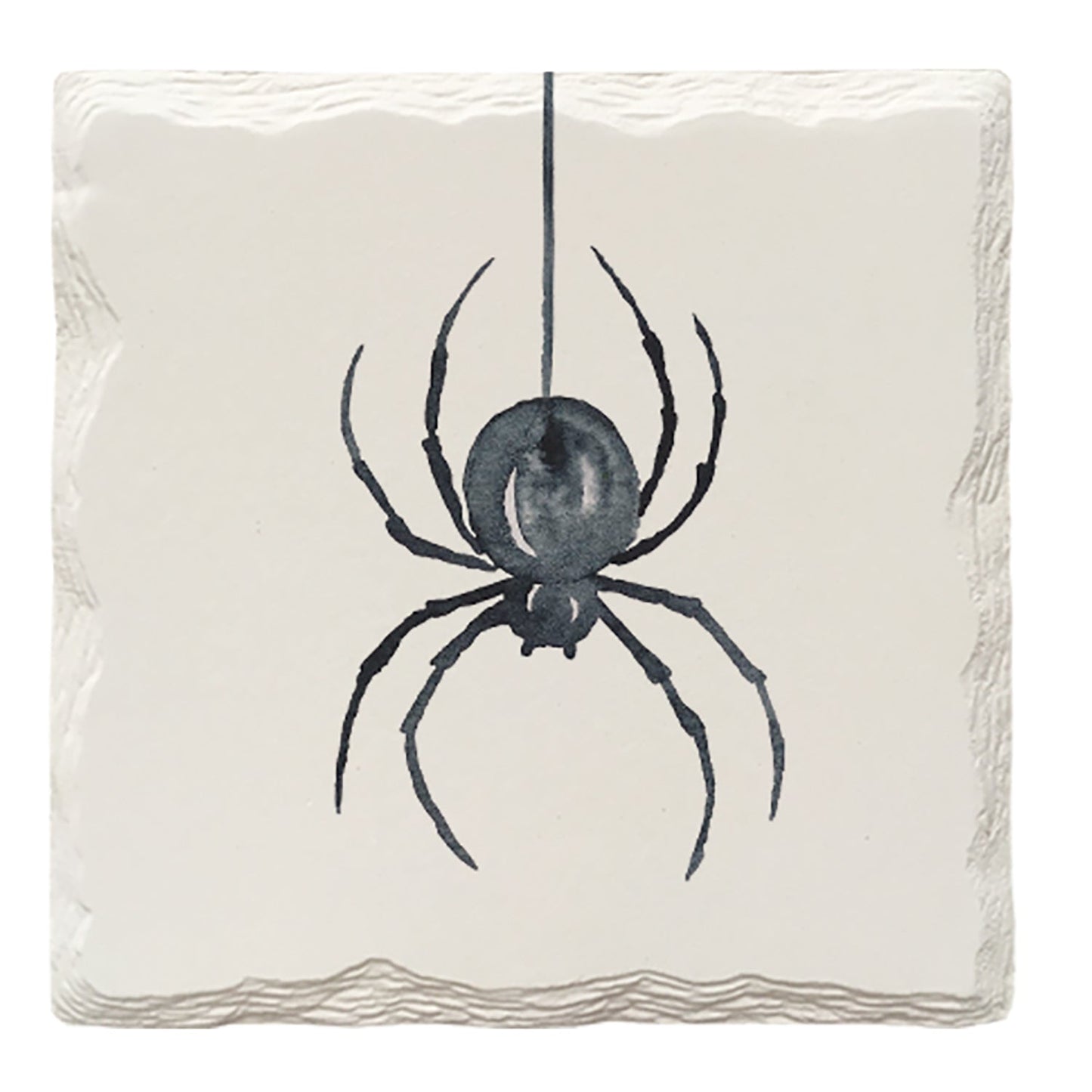 Halloween Watercolor Spider | Drink Coaster