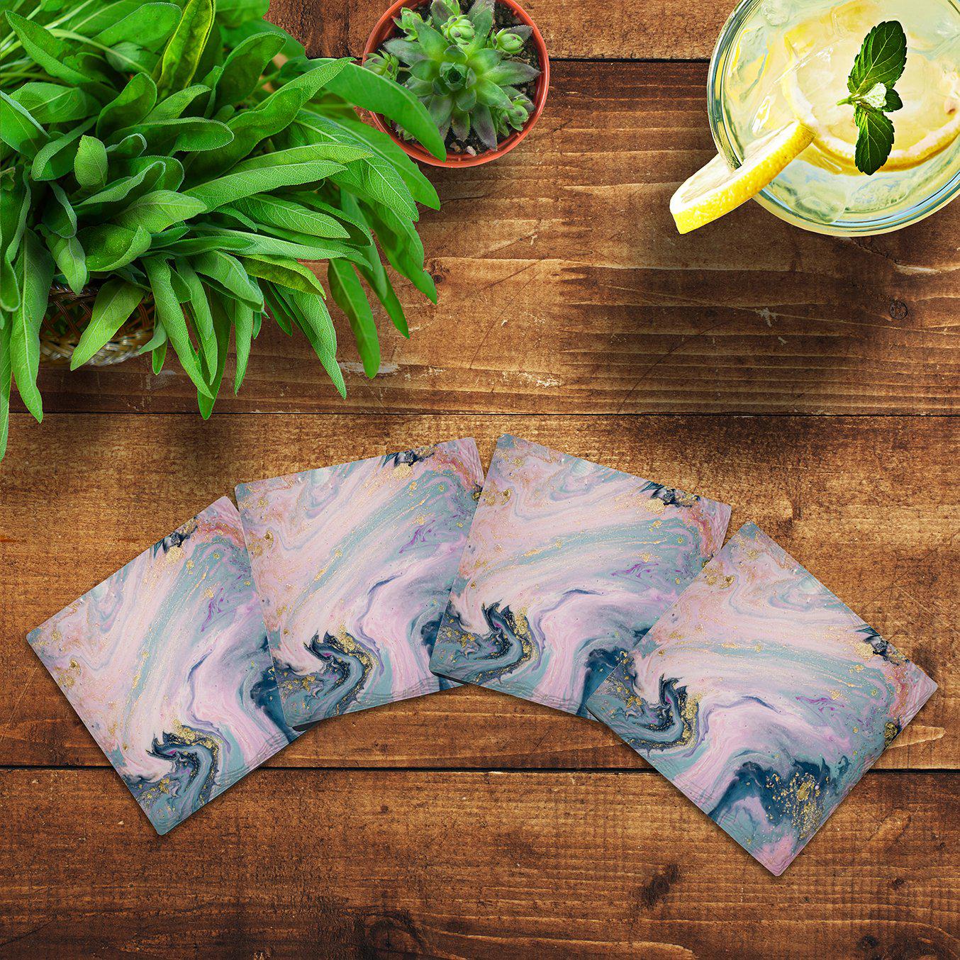 Big Bang Marbling |Drink Coaster