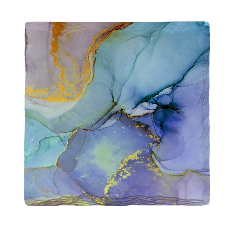 Abyss Marbling | Drink Coaster