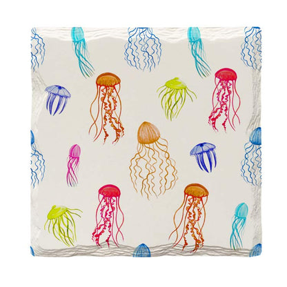 Colorful Jellyfish |Drink Coaster