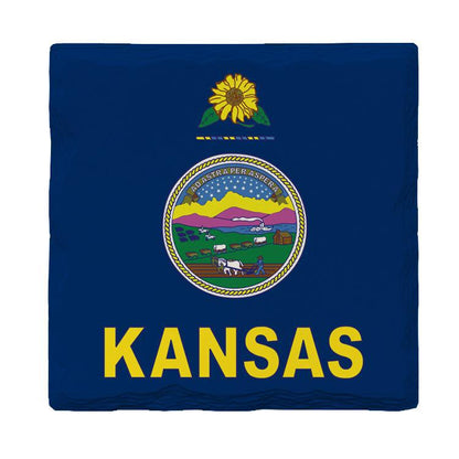 Kansas State Flag | Drink Coaster