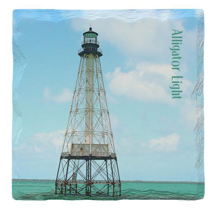 Alligator Light, Florida | Drink Coaster