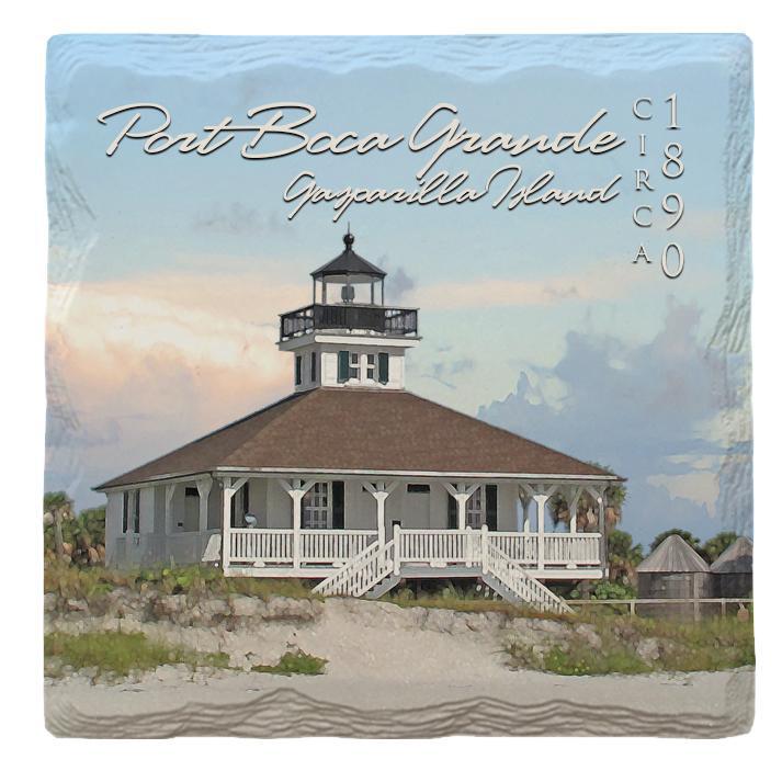 Port Boca Grande Lighthouse, Florida |Drink Coaster