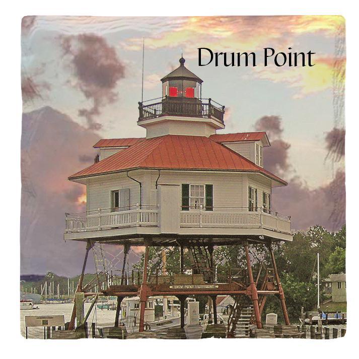 Drum Point Lighthouse, Maryland |Drink Coaster